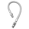 18-tolline roostevabast terasest punutud õhukompressori hüppaja voolik 1/2", 3/4", 3/8", 1/4" NPT keermega Painduv voolik