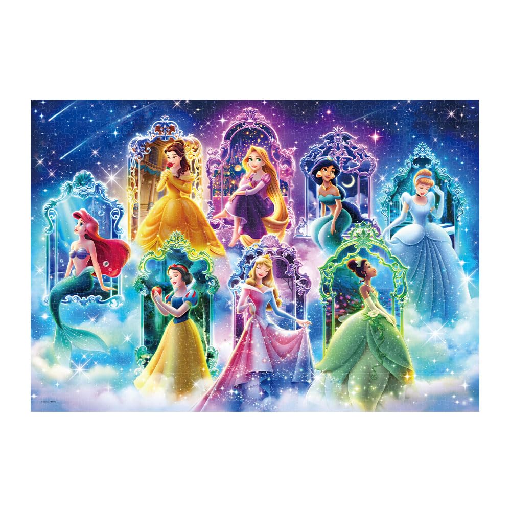 

Tenyo в пазле из 1000 светящихся деталей Disney Disney Princess Believe in Dreams в комплекте с сервисной картой [Сделано в Японии]