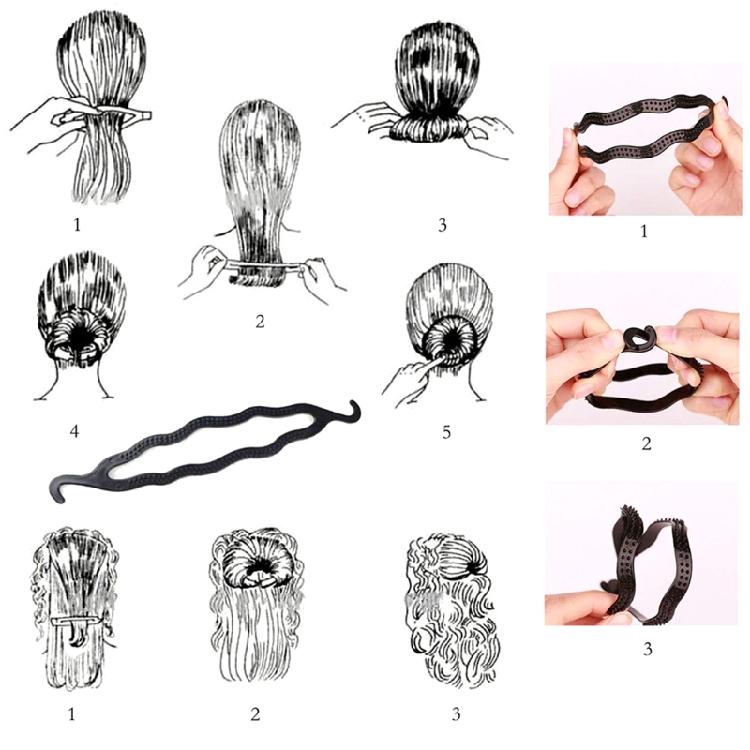 DIY Accessories Hair Modelling Tool Kit Magic Fast Spiral Hair Braid Braiding