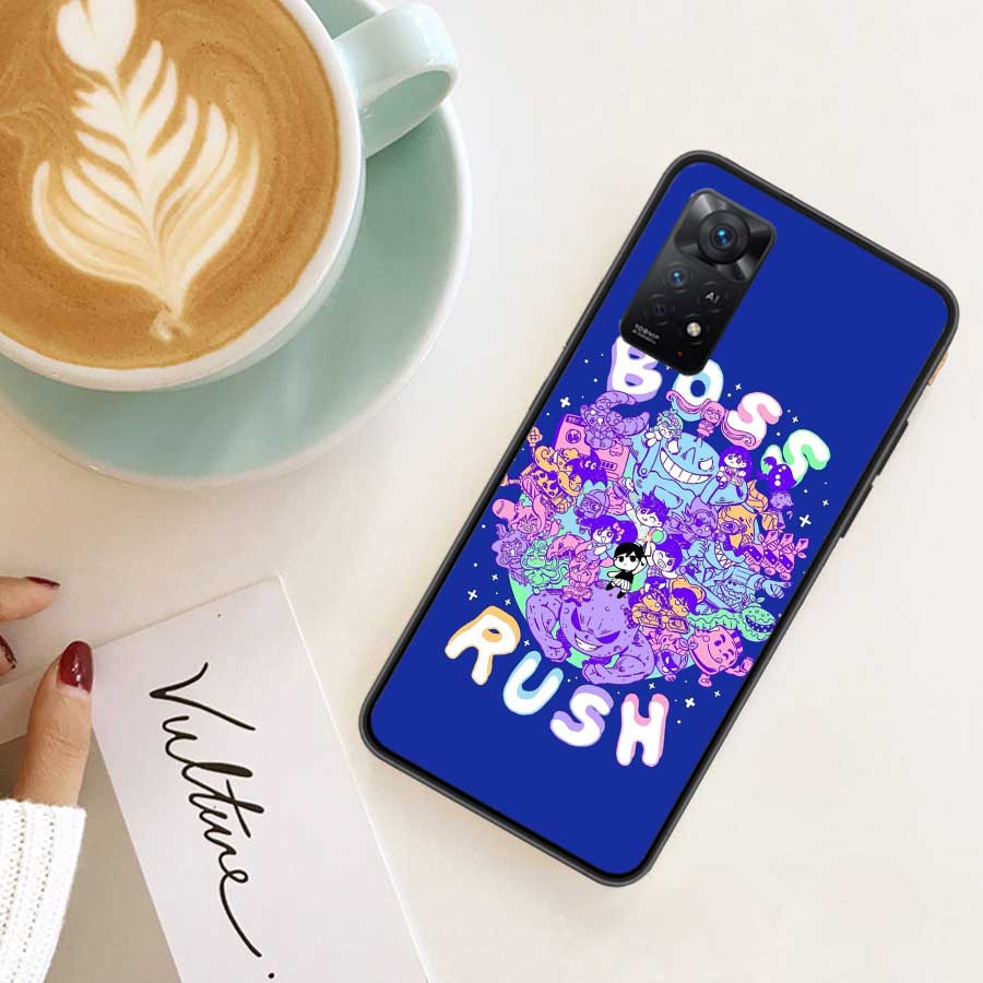 Game O-Omori C-Cartoon Phone Case For Xiaomi Redmi Note 12 Plus 12S 11 11T Pro 5G 11E 11S 4G 10 10S 9 9S 9T 8 8T 7 Cover Shell C