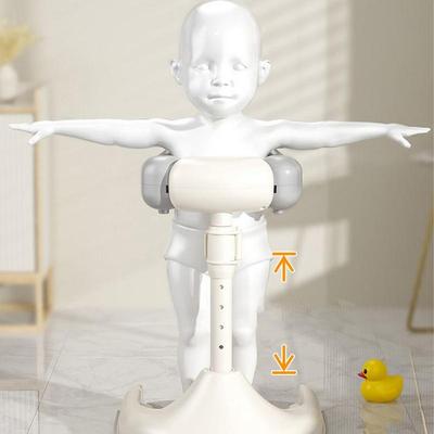 2025 Portable Non-slip Baby Bath Racks Shower Helper Handle Adjust Length Stand Themselves For Standing Toddler Shower