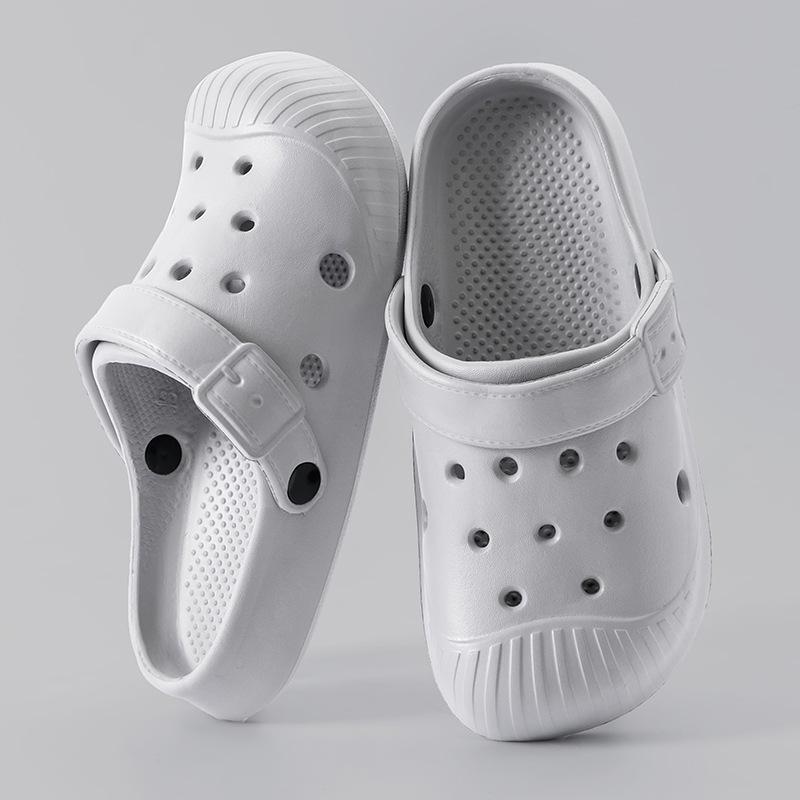 Dámské plážové sandály s tlustou podrážkou z EVA, s protiskluzovým povrchem a embosovanou texturou