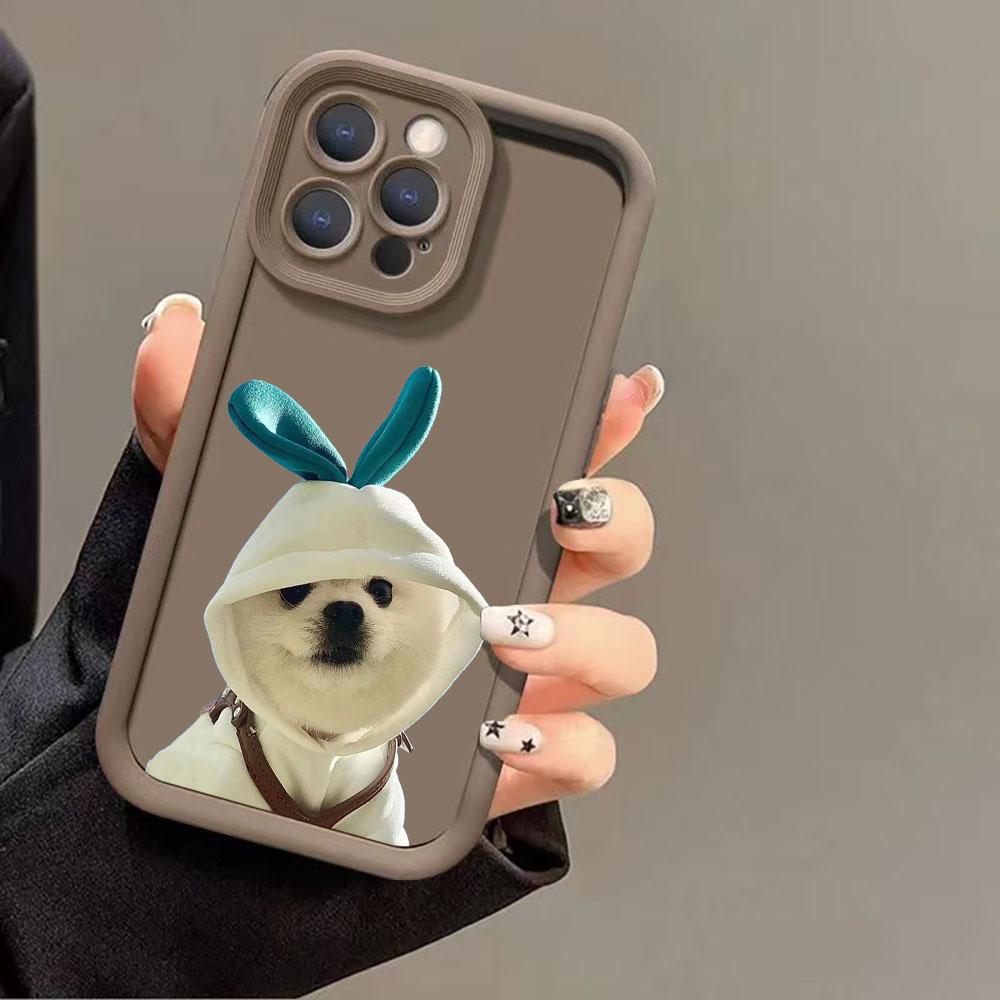 Funny Dog Cute Animal Case For Huawei P50 P40 P30 Mate 40 30 20 Nova Y70 Y70S 10 10SE 9 7 7SE Honor 50 50SE PRO 5G Liquid Cover