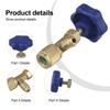 Robuster Flaschenöffner für Kältemittelgase Kompatibel mit Niederdrucksystemen wie Für R22 R134a und R410A