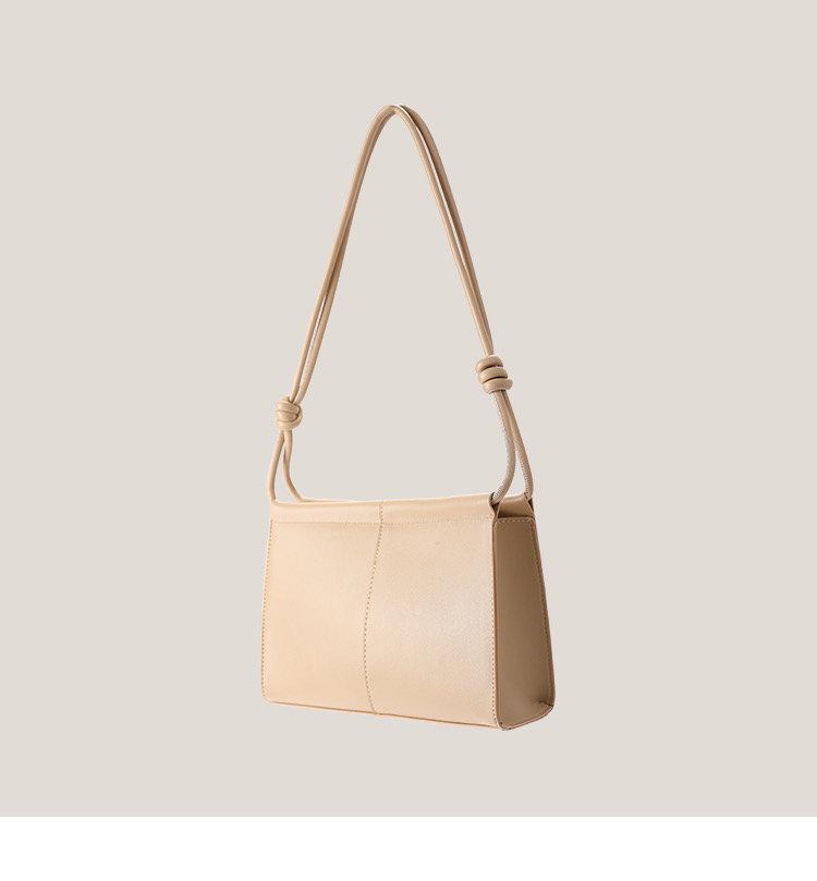 

Модная сумка Inca Niche Design для подмышек, женская, простая, холодная, маленькая, квадратная, текстура сумки 24*8*17 абрикосовый