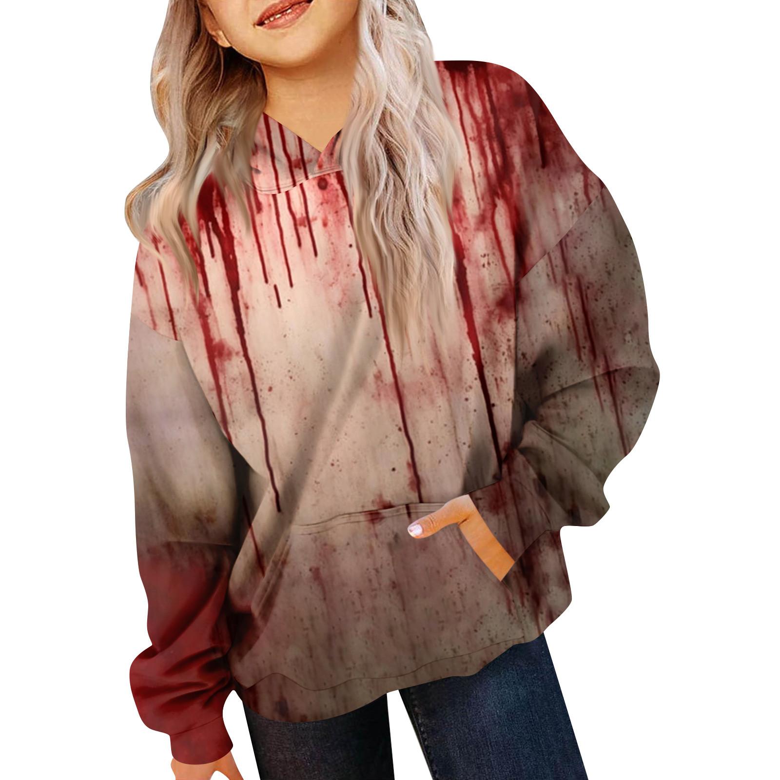 

Детская толстовка с длинным рукавом, повседневная толстовка с капюшоном, удобная, свободная, легкая детская толстовка 160 арбуз красный