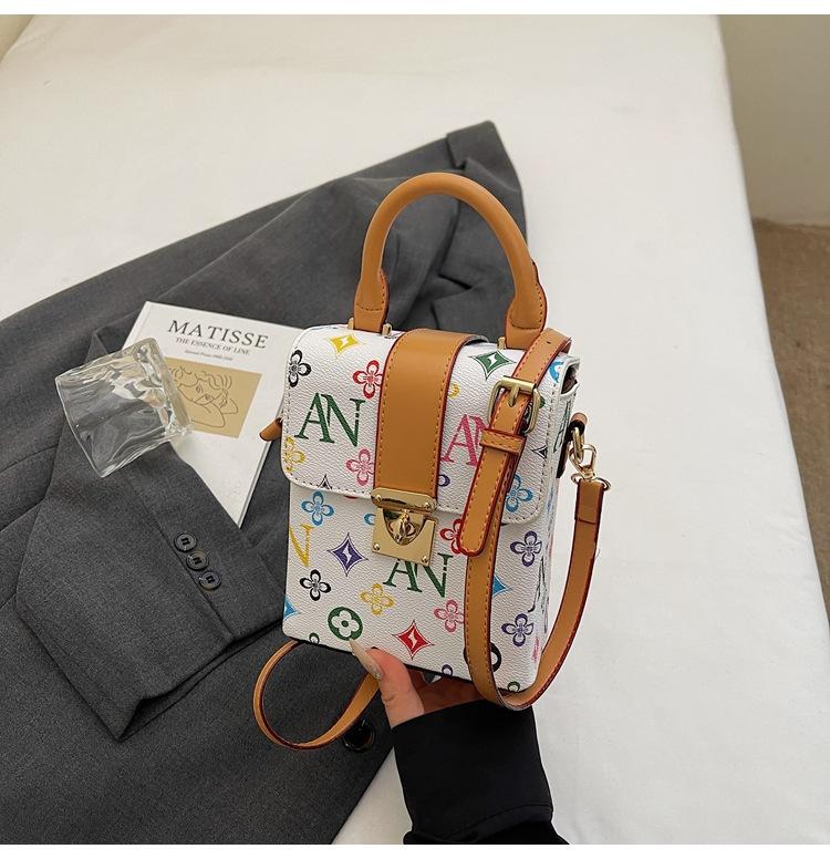 

Handbag women s 2025 new trendy high-end fashion versatile messenger small square bag shoulder bag mobile phone bag