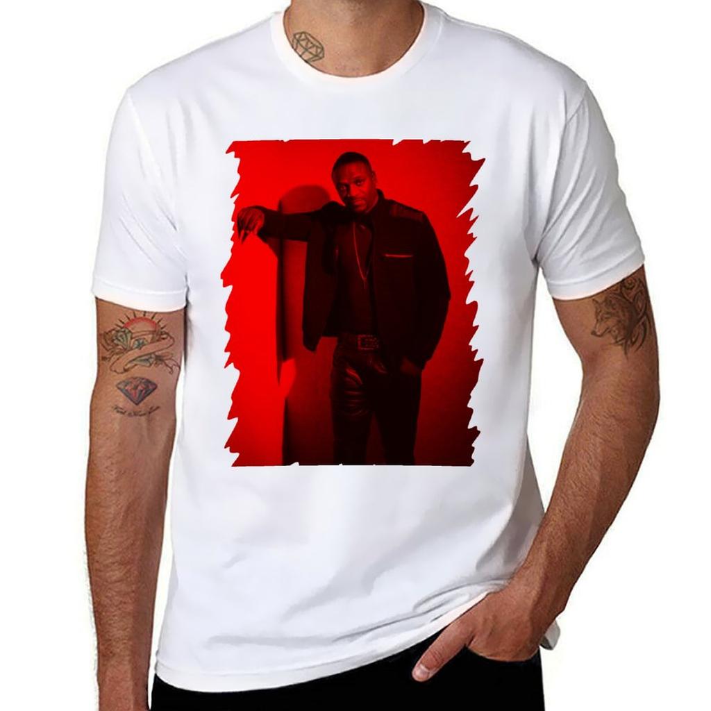 Akon Celebrity TShirt Large Size Casual Short Sleeve Top TShirt