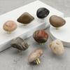 Metal Base Furniture Hardware Wine Cabinet Drawer Knobs Stone Handles Drawer Pulls Door Handle