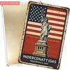 Tin Sign Statue of Liberty USA Flag Vintage Retro Metal Poster  Independence Day Wall Decor for Home Bar Garage Man Cave Hot Sum