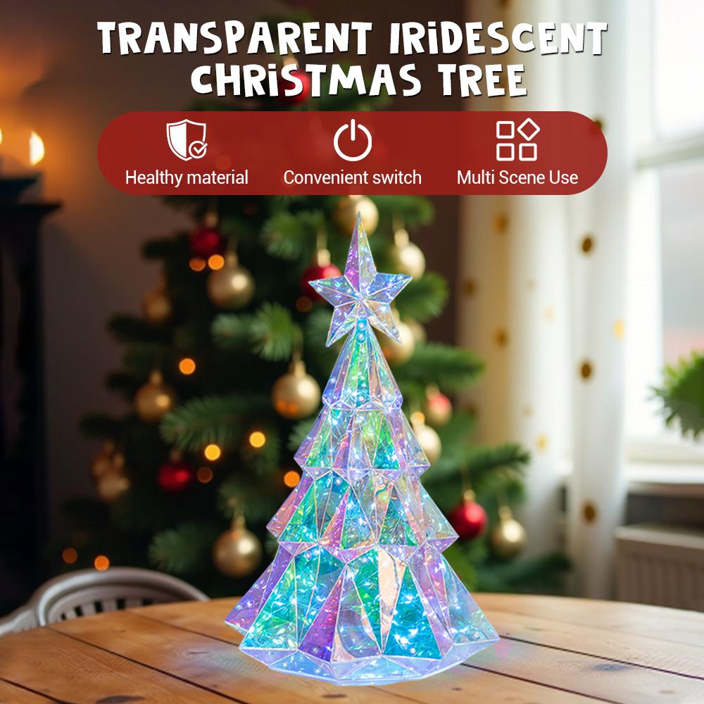 Christmas Tree Colorful Lights Hotel Showcase Front Desk Decoration Creative Ornaments Home Small Christmas Day Decorations