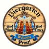 Oktoberfest Beer Mugs Friendship Metal Tin Sign Home Bar Wall Decor