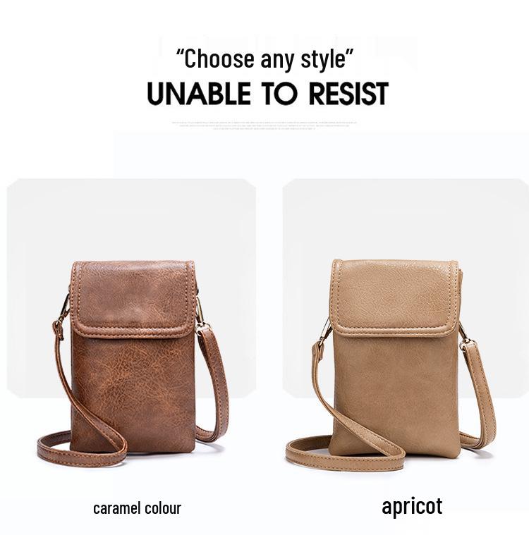 Guangzhou Damen Umhängetasche aus strukturiertem Leder mit verstellbarem Riemen