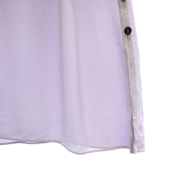 Unused Rag & Bone Short Sleeve Sheer Long Dress S Purple Women Used
