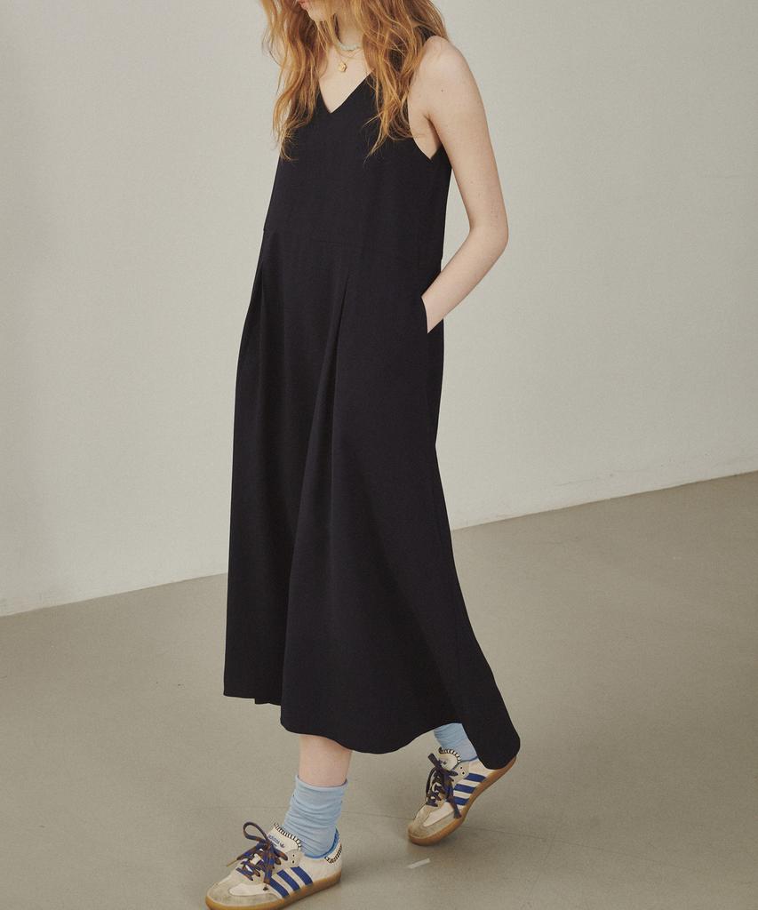 Melly And Rose Flare Long Dress (315300)_Navy