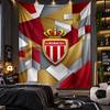 Wall Hanging Tapestry Monaco FC Print Cloth for Living Room Bedroom Home Decor