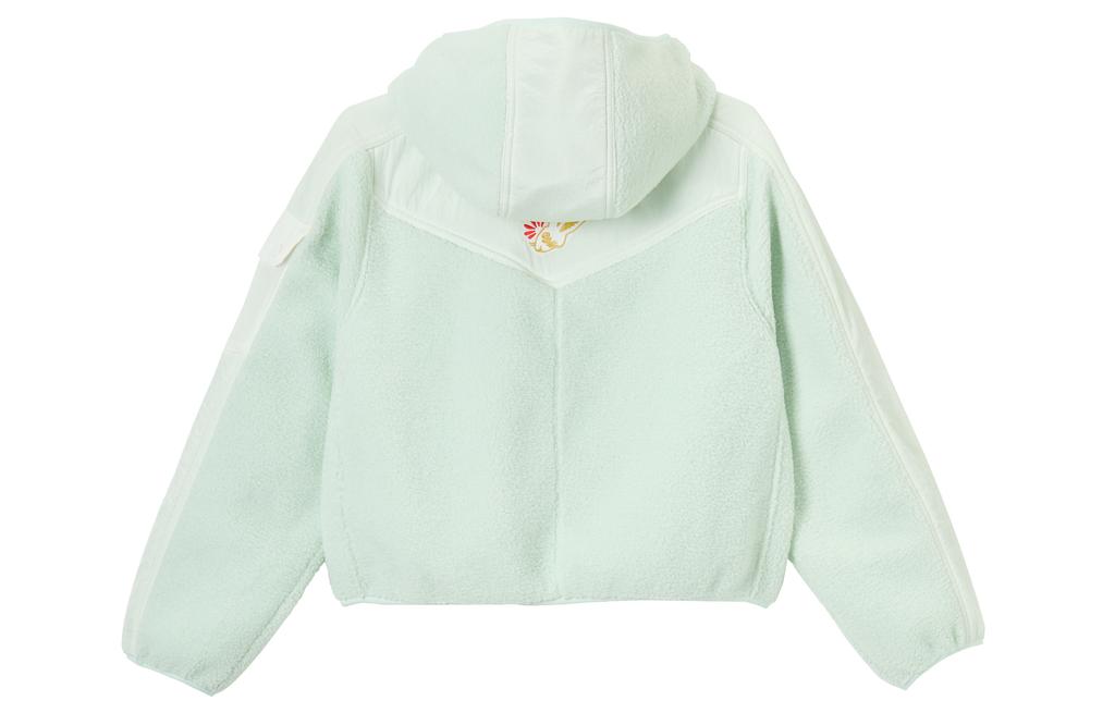 Jordan CNY Collection, Year Of The Rabbit, Half Zip Multi Pocket Fleece Lined Pullover Hooded With Semi Open Collar FB1635-394