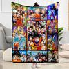 Dragon Ball Characters Blankets Are Suitable for Living Rooms,making Them an Ideal Choice for Outdoor Travel and Gifts.