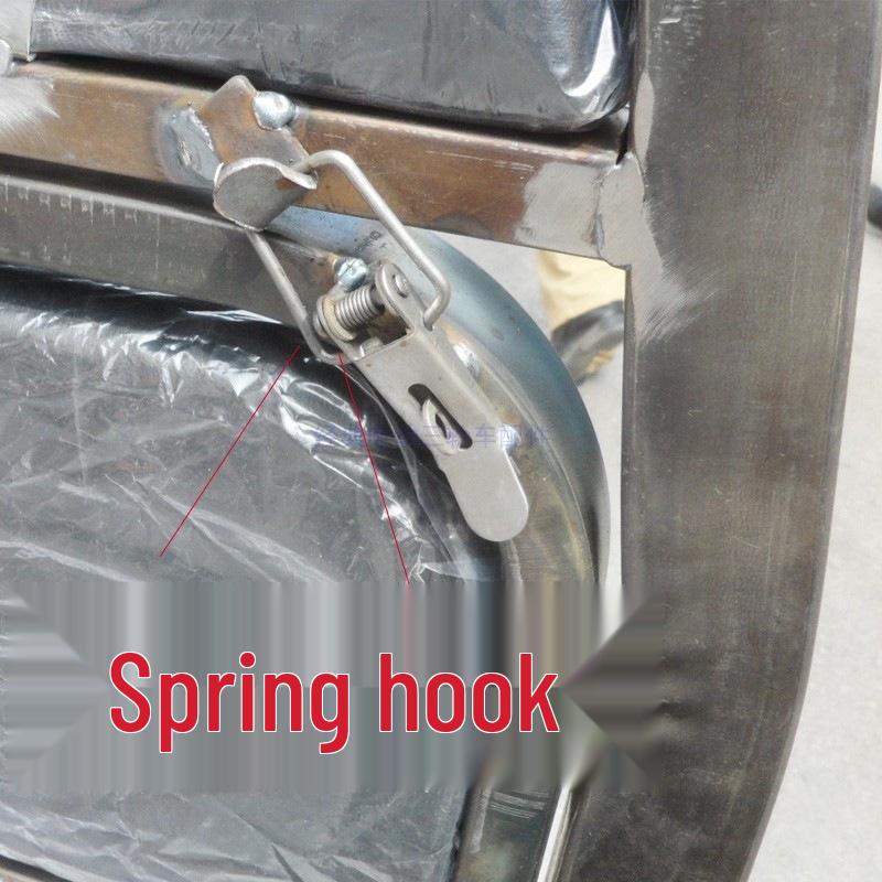 Electric Tricycle Parts: Spring Hook, Handlebar Buckle, Seat & Cabin Buckles, Door Lock, Bucket & Box Panel