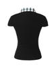 Mileko Layered Collar T Mint Black