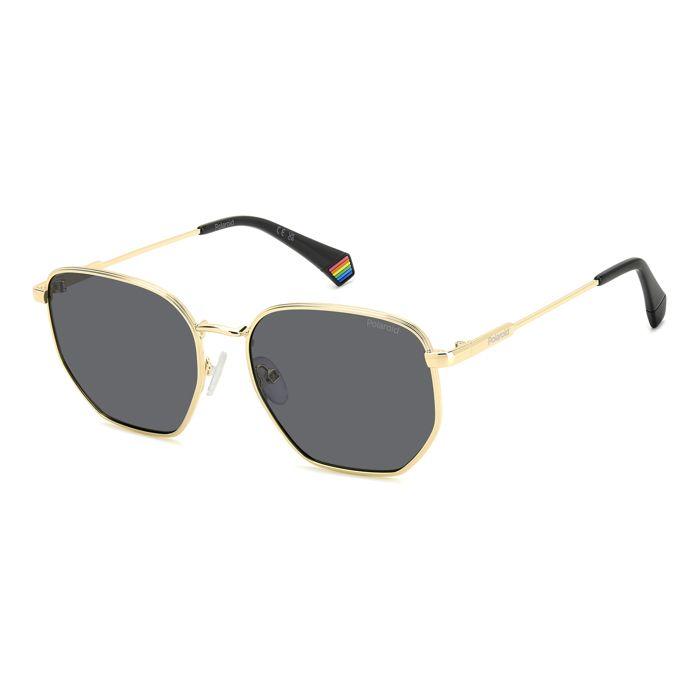 Lunettes de Soleil Polaroid PLD 6214/S/X 56/17/145 BLACK GOLD/GREY acier unisexe PLD 6214/S/X