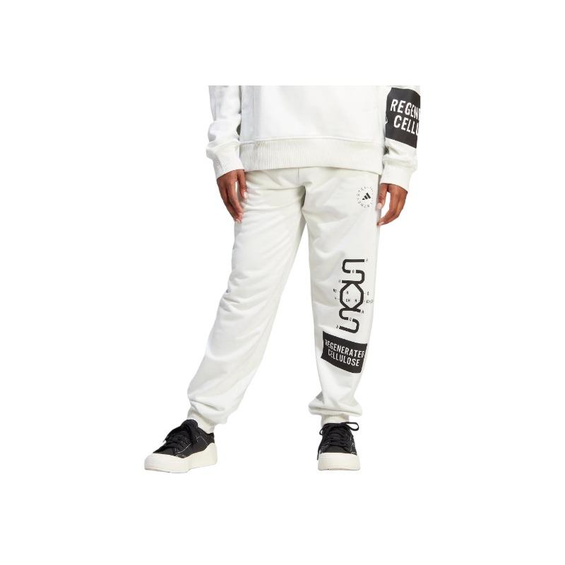 adidas By Stella McCartney Regenerierte Zellulose SOS-Print Unisex Jogginghose Weiß HS4249