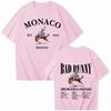Bad Bunny Nadie Sabe Lo Que Va A Pasar Manana T-Shirts Harajuku O-Neck Short Sleeve Man Woman Shirts Fans Gift