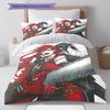 Literie Motif Black Butler, Ensemble Couette Housse de Couette Taie d'Oreiller Cadeau d'Anniversaire pour la Maison (1 housse de couette + 2 taies d'oreiller, sans garniture.)