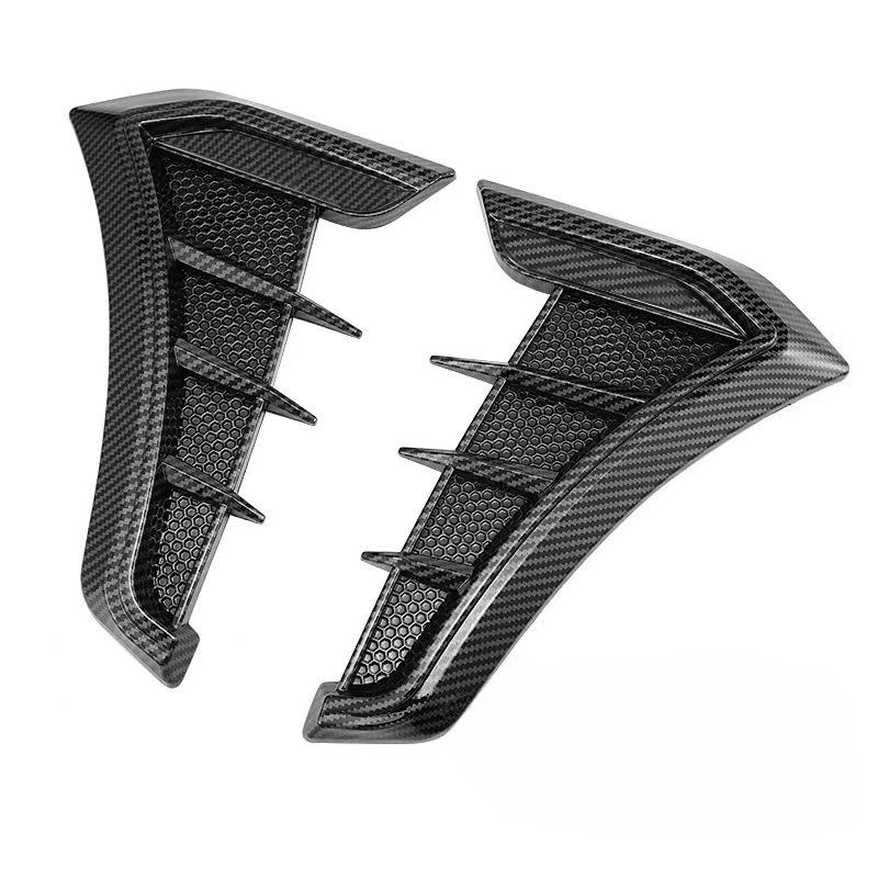 For Universal Car Fender Side Emblem Decal Sticker Body Air Outlet Vent Trim Exterior Mod Accessories Auto Decoration Refit Part