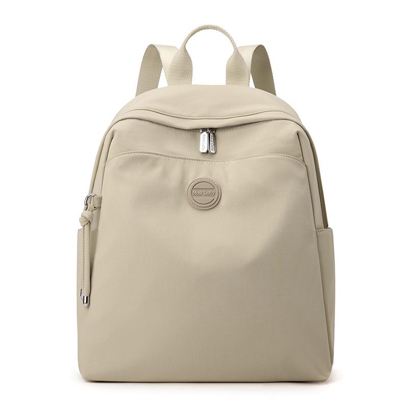 Schoolbag New Backpack Women's Oxford Cloth Anti-splashing Travel Backpack Premium Sense Large Capacity Fashion Lightweight Commuter Backpack