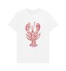 Red Lobster Organic Cotton Unisexs Tshirt Ocean Crustacean Style Tee High Quality Tshirt Fashion Trend Casual Comfortable