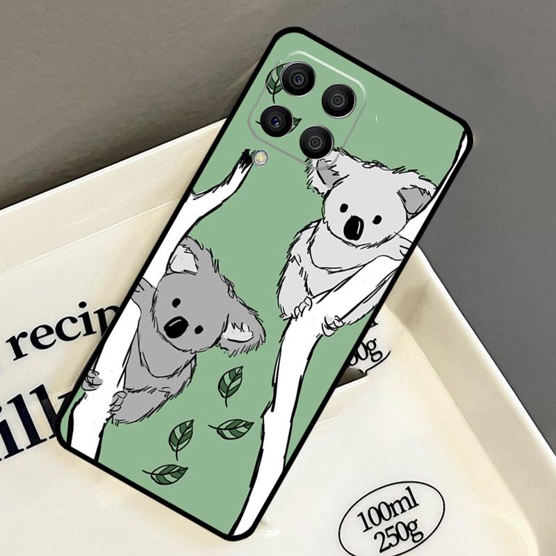 Cartoon-Malerei Tier Koala Hülle Für Samsung Galaxy M15 M55 M12 M13 M14 M54 M23 M16 M11 M21 M31 M20 M34 M52 M32 M36 M56