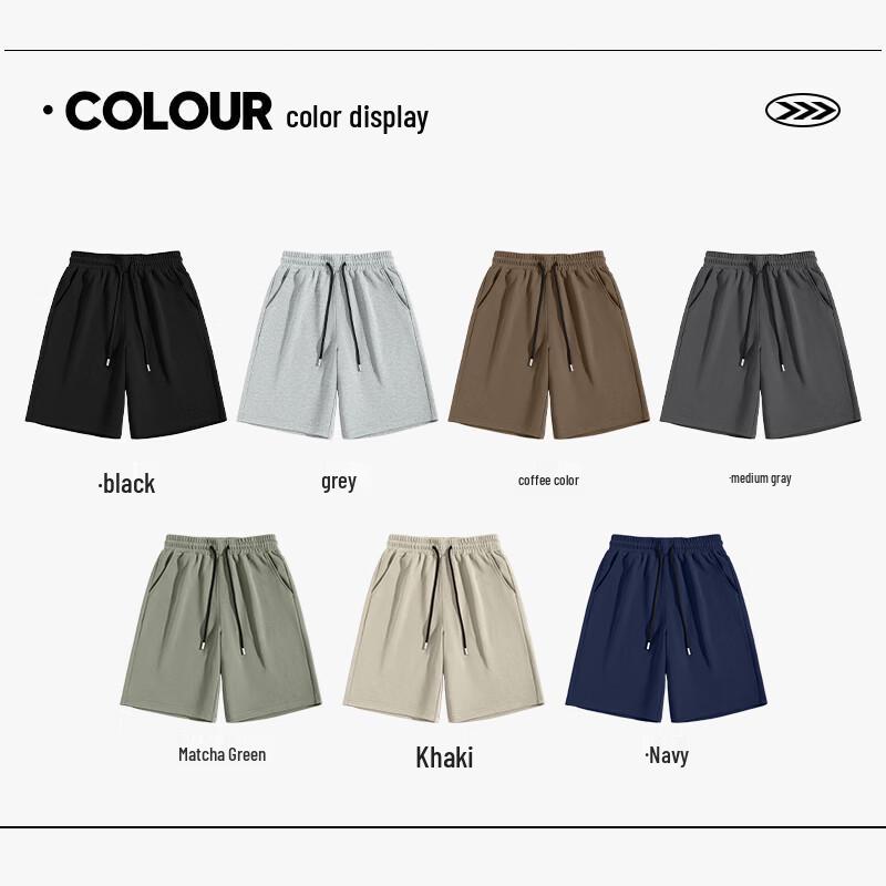 TonLion Men's Pure Cotton Casual Summer Shorts