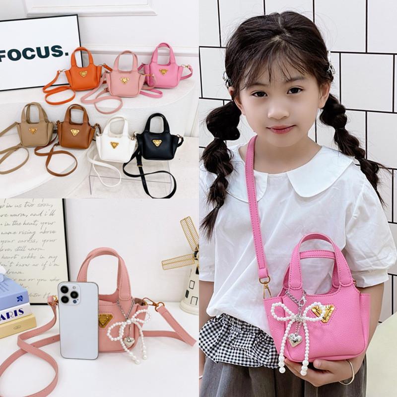 Cartoon Diamond Kids Shoulder Bag Handheld Cute Lightweight Feel Bucket Bag
