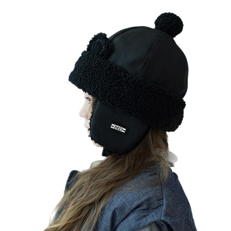 Chapeau Lei Feng coupe-vent 2025 pour enfants—Pull chaud et épais avec protection des oreilles pour l'automne et l'hiver