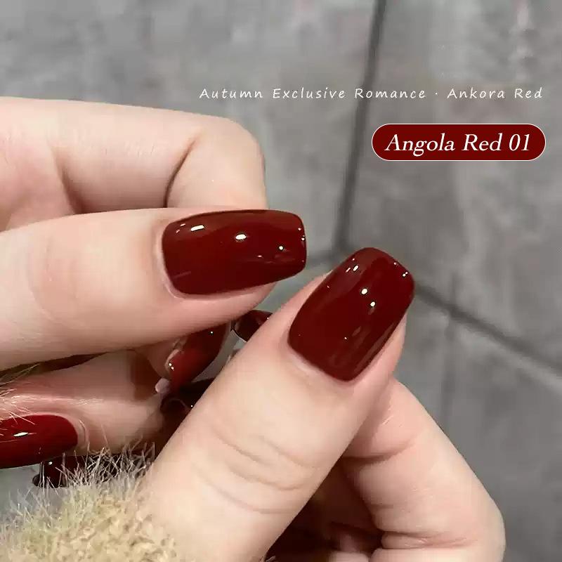 

Гель-лак Ангора Красный - Насыщенный Алый Стойкий Профессиональный Гель, Салонный и DIY Домашний Набор для Маникюра, Полимеризуется под UV/LED