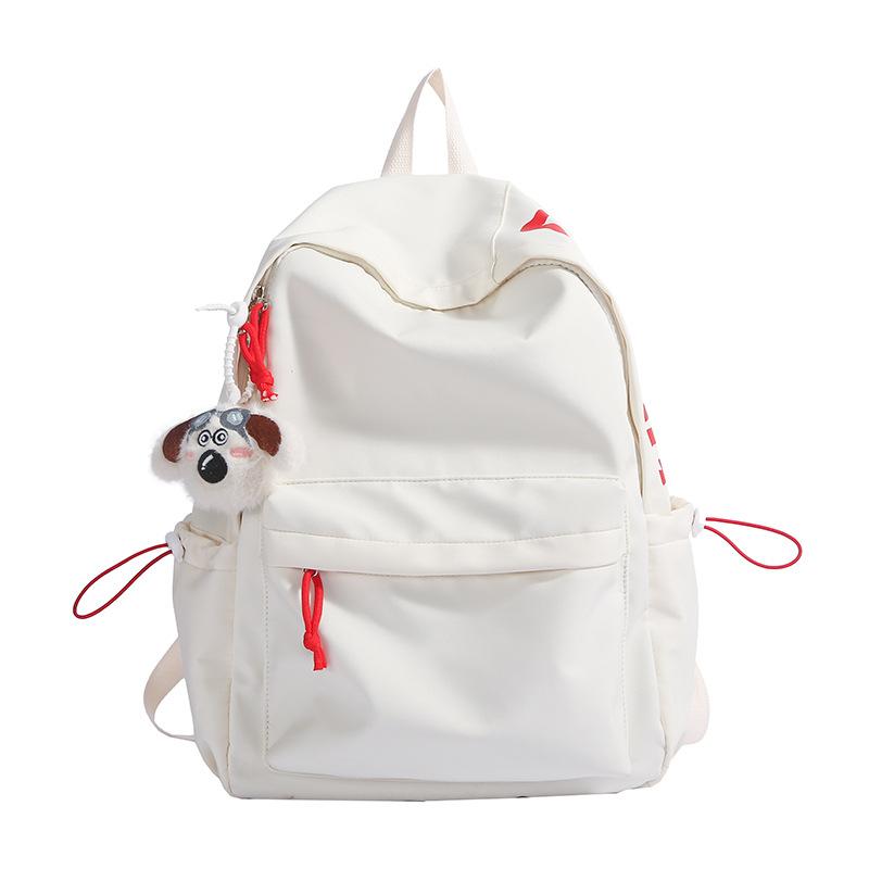 Schoolbag Korean version of simple large-capacity backpack female high school college student high value commuter backpack schoolbag junior high