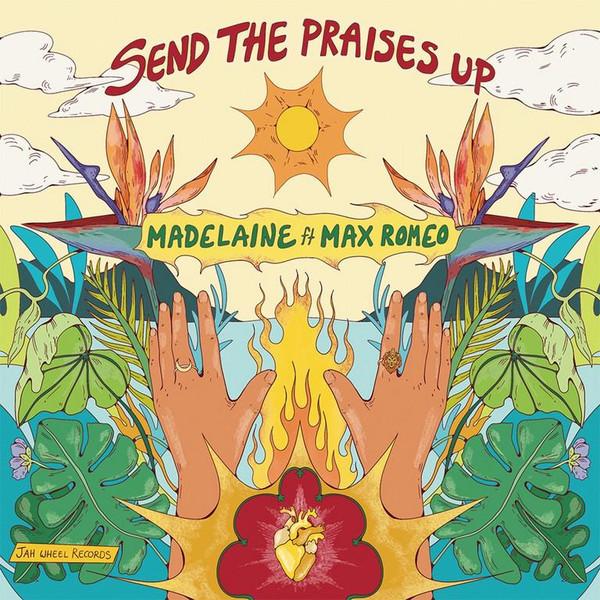 

7inch Record MADELAINE 3 FT MAX ROMEO Send The Praises Up JWH0001 Jah Wheel Recor 2025 Italy Reggae Ska Dub Used