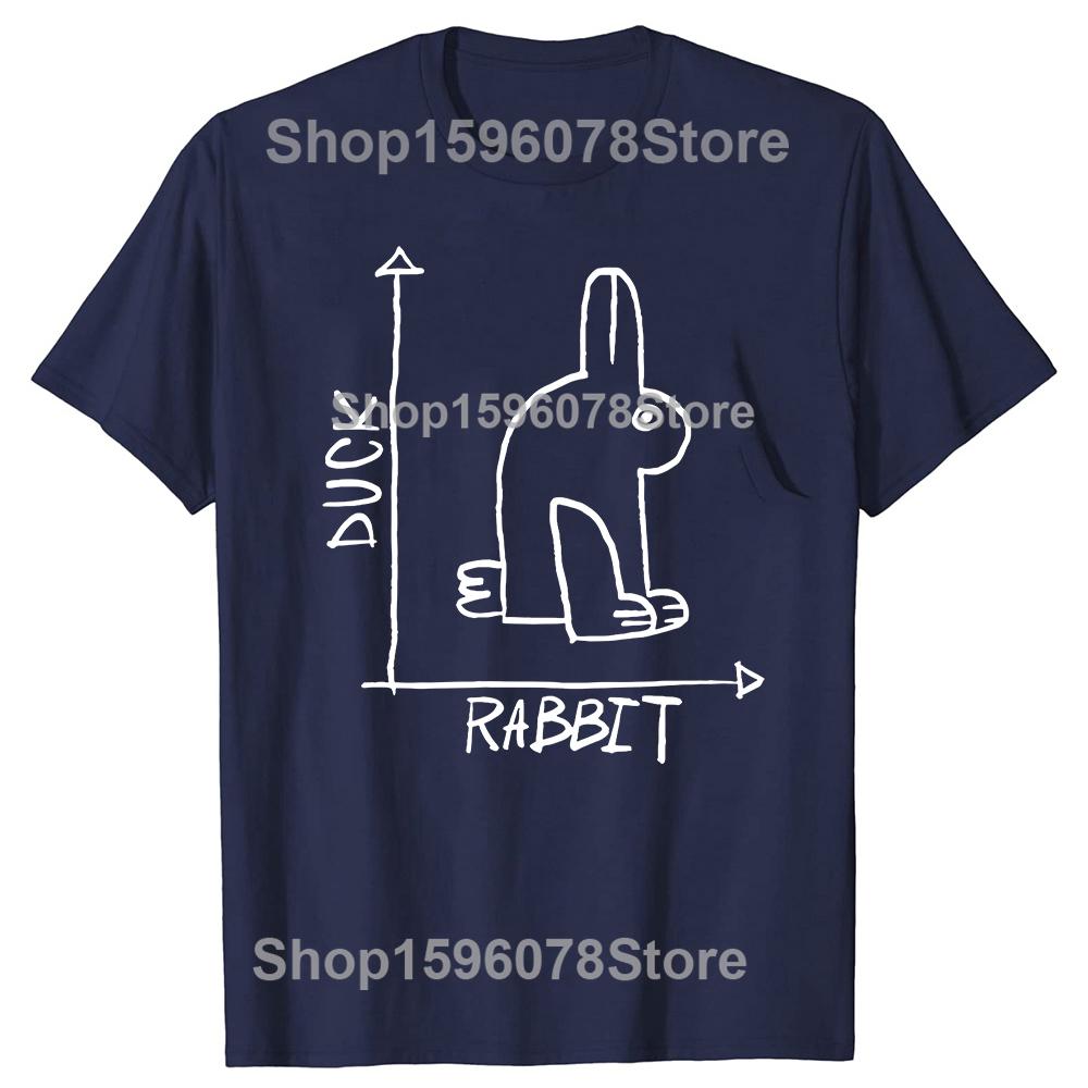 Funny Science Nerd Duck or Rabbit Physics Math Geek Tshirts Men Women Casual Tshirt 100 Cotton Loose Oversized T Shirt Summer