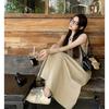 Summer New Sleeveless Casual Loose Dress Women's Temperament Thin Seaside Vacation Small Dress
