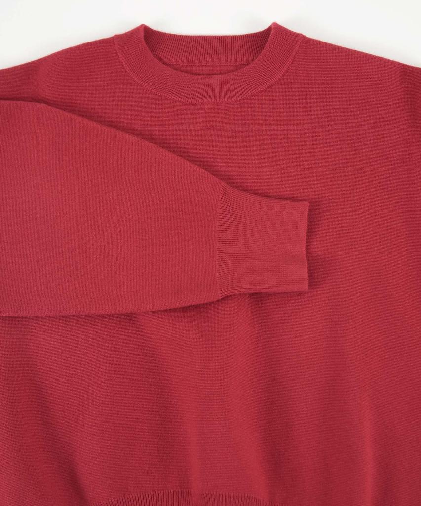 Titibait Crew Neck Free Ivory Sweat-Like Knit, AEXP4181, Women's, Size,