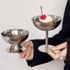 Edelstahlkelchbecher Eisdessert Salatschüssel Obstteller Snackschale Puddingbecher Tasse KTV Bar Zubehör