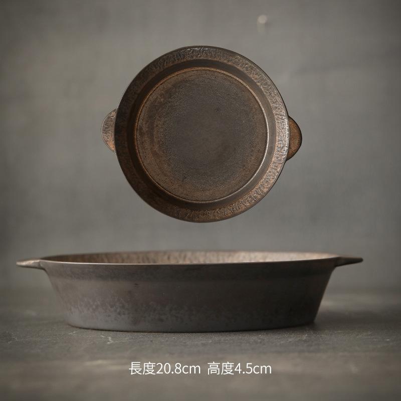 Light Luxury Plate Dish Steak Dining Plate Creative Western Dish Pasta Plate Japanese Tableware Internet Celebrity