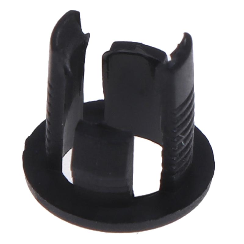50 Stück 3 mm/5 mm Kunststoff LED Halter Clips-Blenden Halterungen Cases Gehäuse schwarz