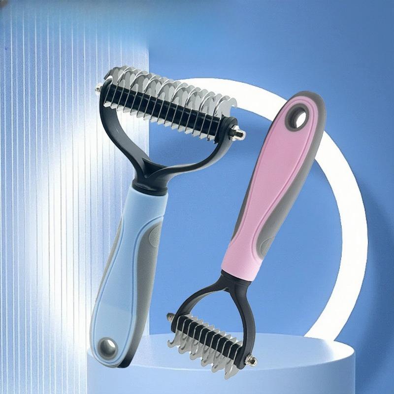 Pet Comb, Double-sided Open-knot Comb, Cleaning and Hair Removal, Cat Comb, Dog Comb, Dog Pet Comb, Pet Open-knot Comb