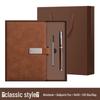Personalized A5 Soft Leather Notebook Gift Set - Elegant Business Diary with Buckle