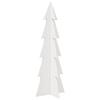 Vidaxl Drewniana Choinka Do Udekorowania, Biała, 112 Cm, Sosnowa
