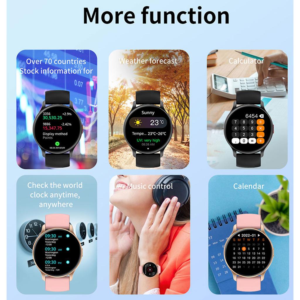 Sportovní hodinky SENBONO MAX11 Smart Bracelet 1,43" AMOLED FullTouch Screen Fitness Tracker IP68