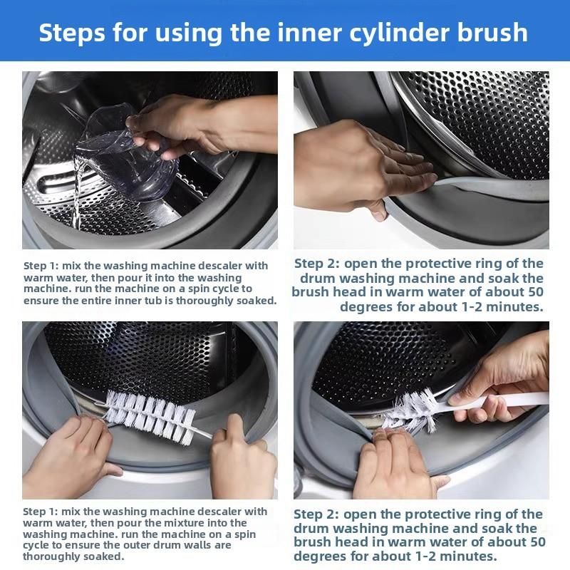 Washing machine cleaning brush No dismantling washing machine inner cylinder brush cleaning, long handle brush, washing machine inner gap brush