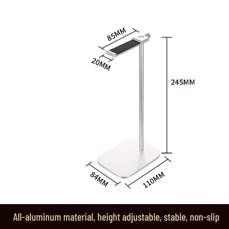 Aluminum Desktop Headset Stand with Anti-Slip Base